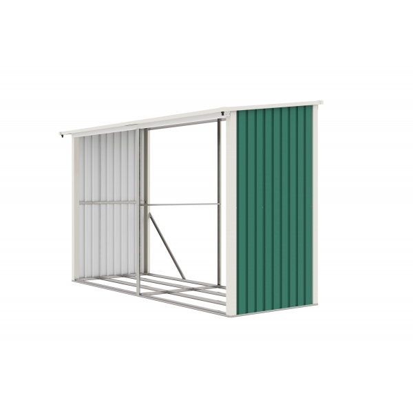 Prístrešok na drevo G21 WOH 682 - 302 x 119 cm, zelený 3.jpg