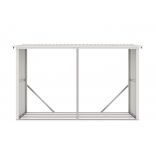 Prístrešok na drevo G21 WOH 682 - 302 x 119 cm, zelený 2.jpg