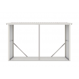 Prístrešok na drevo G21 WOH 682 - 302 x 119 cm, šedý 2.jpg