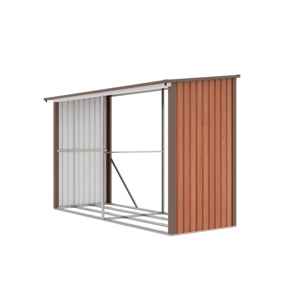 Prístrešok na drevo G21 WOH 682 - 302 x 119 cm, hnedý 3.jpg