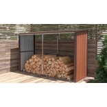 Prístrešok na drevo G21 WOH 682 - 302 x 119 cm, hnedý 4.jpg