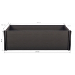 Vyvýšený záhon G21 Crop 210 x 143 x 80, WPC, Eben 5.jpg