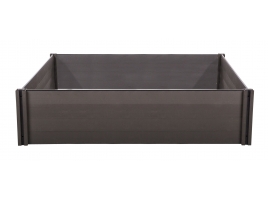 Vyvýšený záhon G21 Crop 183 x 183 x 54, WPC, Eben 1.jpg