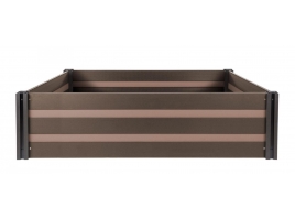 Vyvýšený záhon G21 Crop Duo 210 x 143 x 57, WPC, Orech 1.jpg