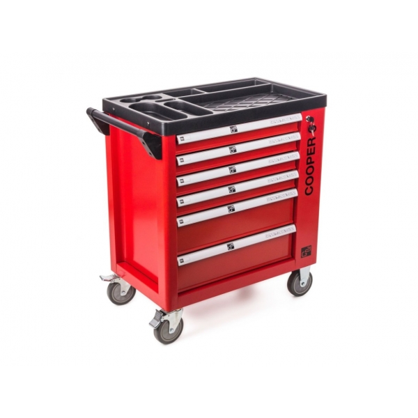 Dielenský vozík G21 Cooper 6, červený 3.jpg