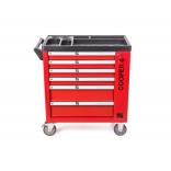 Dielenský vozík G21 Cooper 6, červený 2.jpg