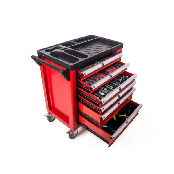 Dielenský vozík G21 Cooper 6, červený 10.jpg