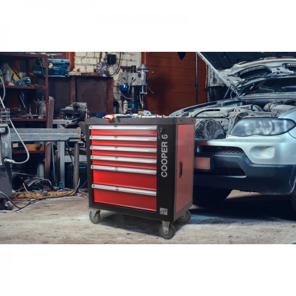 Dielenský vozík G21 Cooper 6, čierno-červený 14.jpg