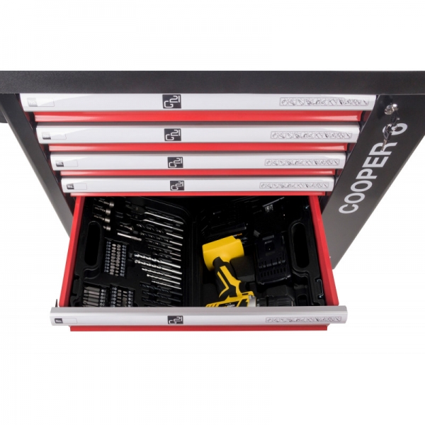 Dielenský vozík G21 Cooper 6, čierno-červený 11.jpg