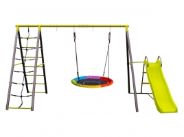 Záhradná hojdačka G21 Tacoma 3 so šmykľavkou 1.jpg