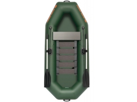 Čln Kolibri K-230 zelený lamelová podlaha.jpg