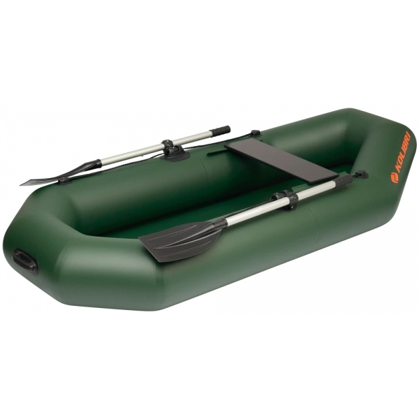Čln Kolibri K-230 zelený lamelová podlaha 2.jpg